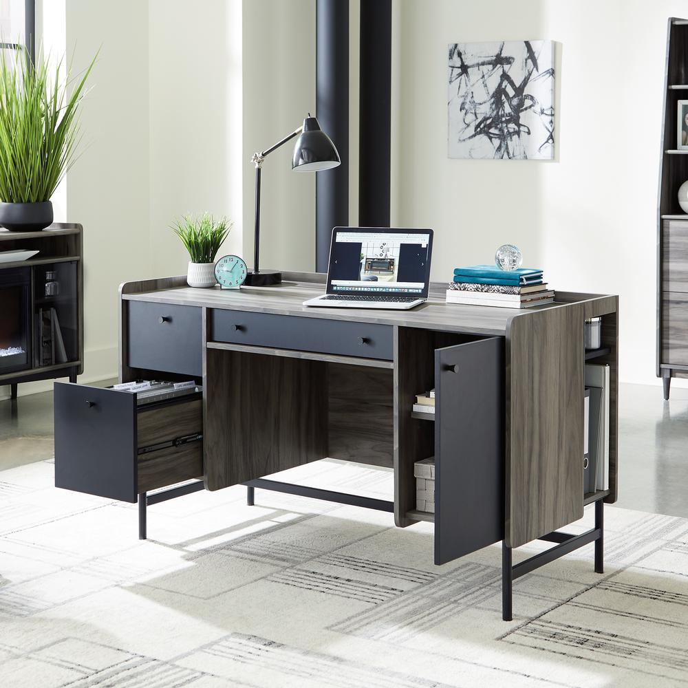 Harvey Park Double Ped Desk Ja. Picture 11