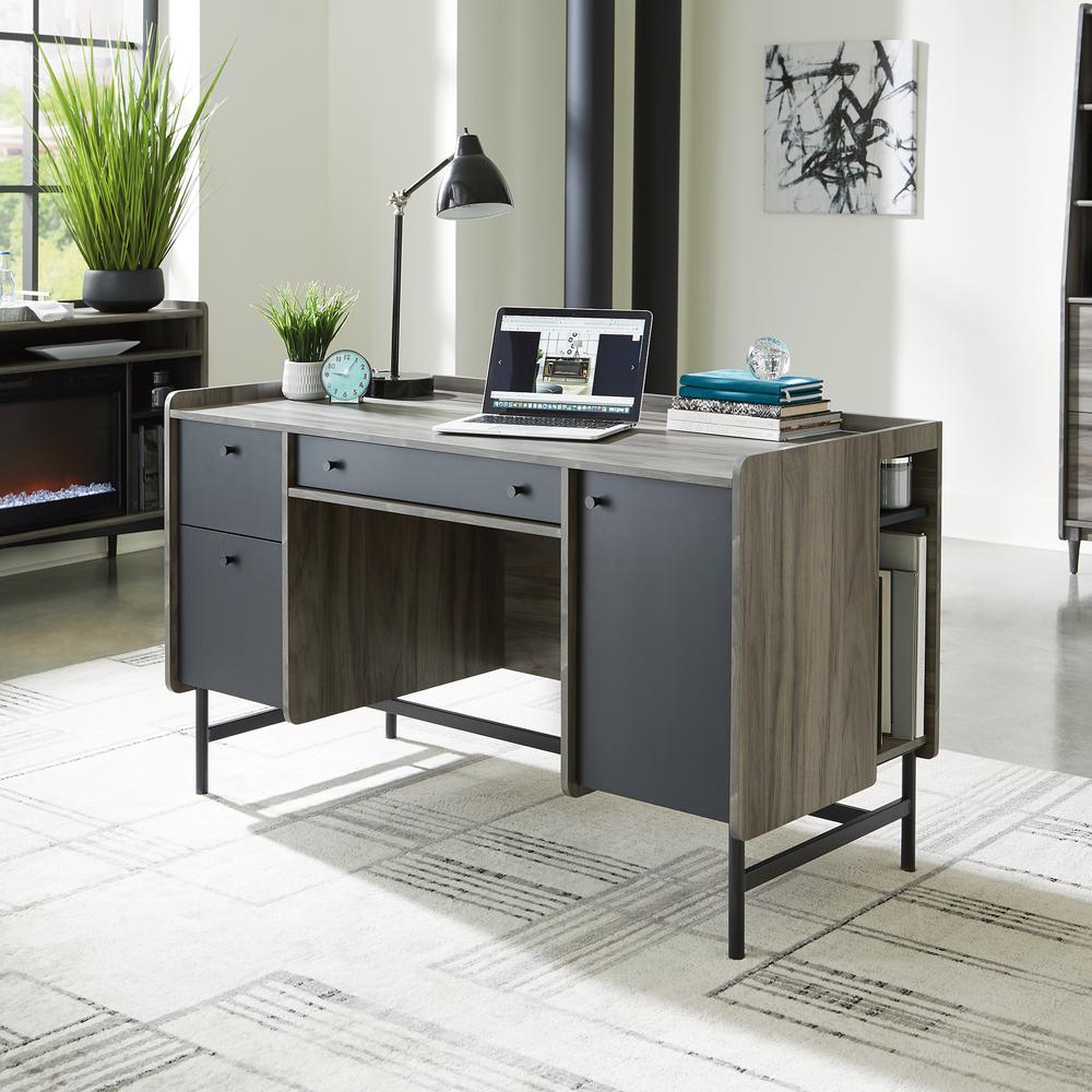 Harvey Park Double Ped Desk Ja. Picture 12