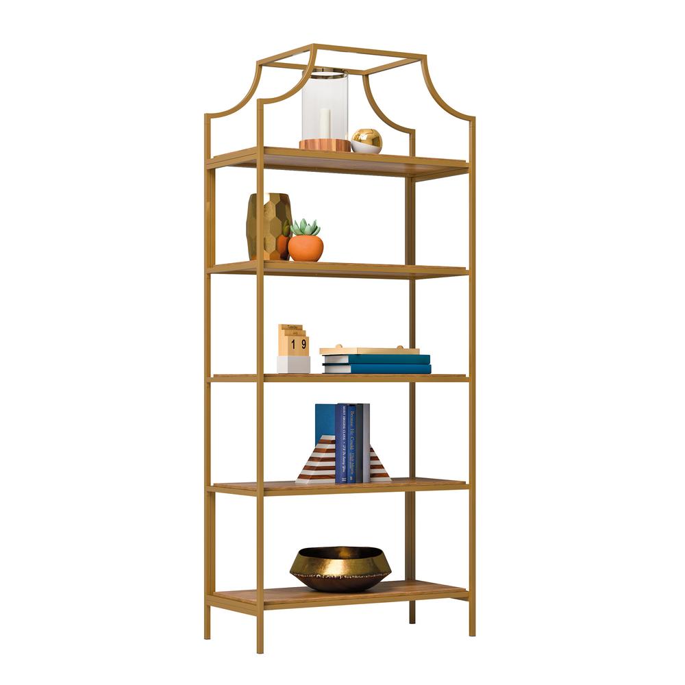 International Lux Bookcase Sindoori Mang. Picture 1
