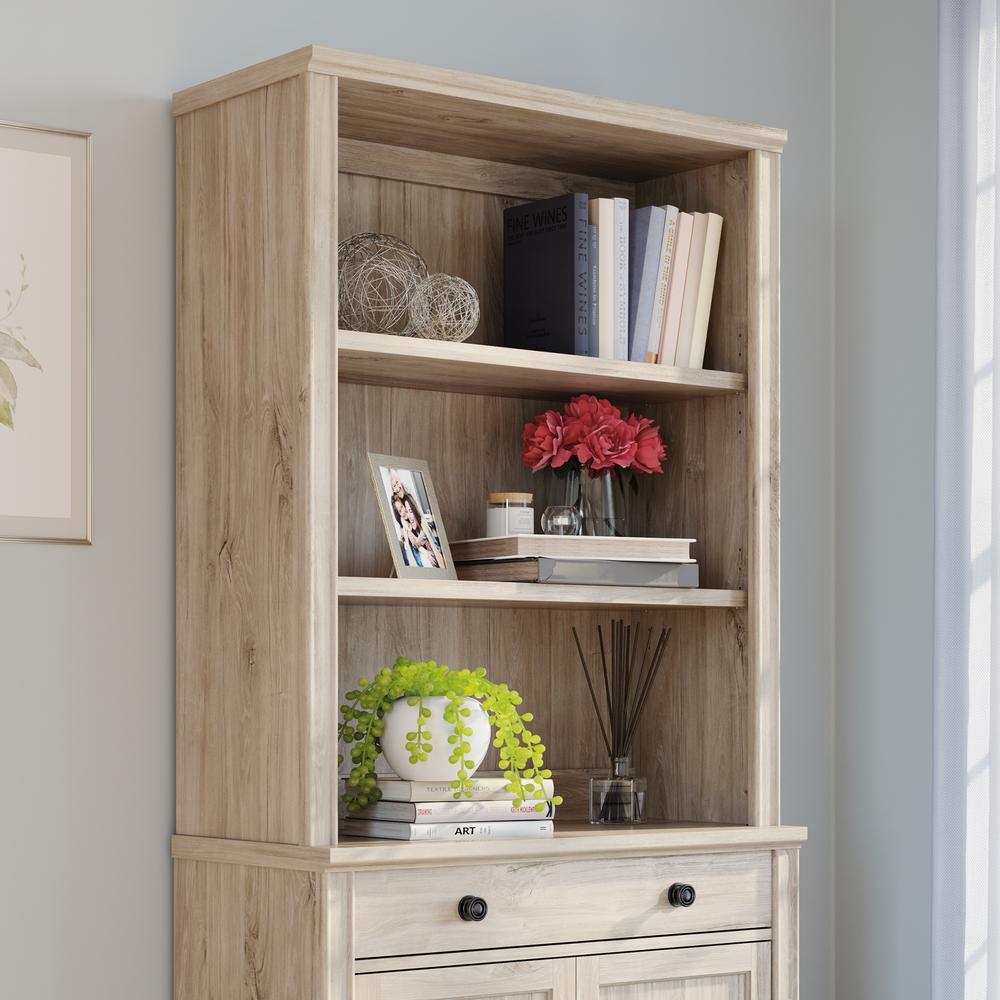 Hammond Commercial Office Hutch, Chalk Oak finish. Picture 4