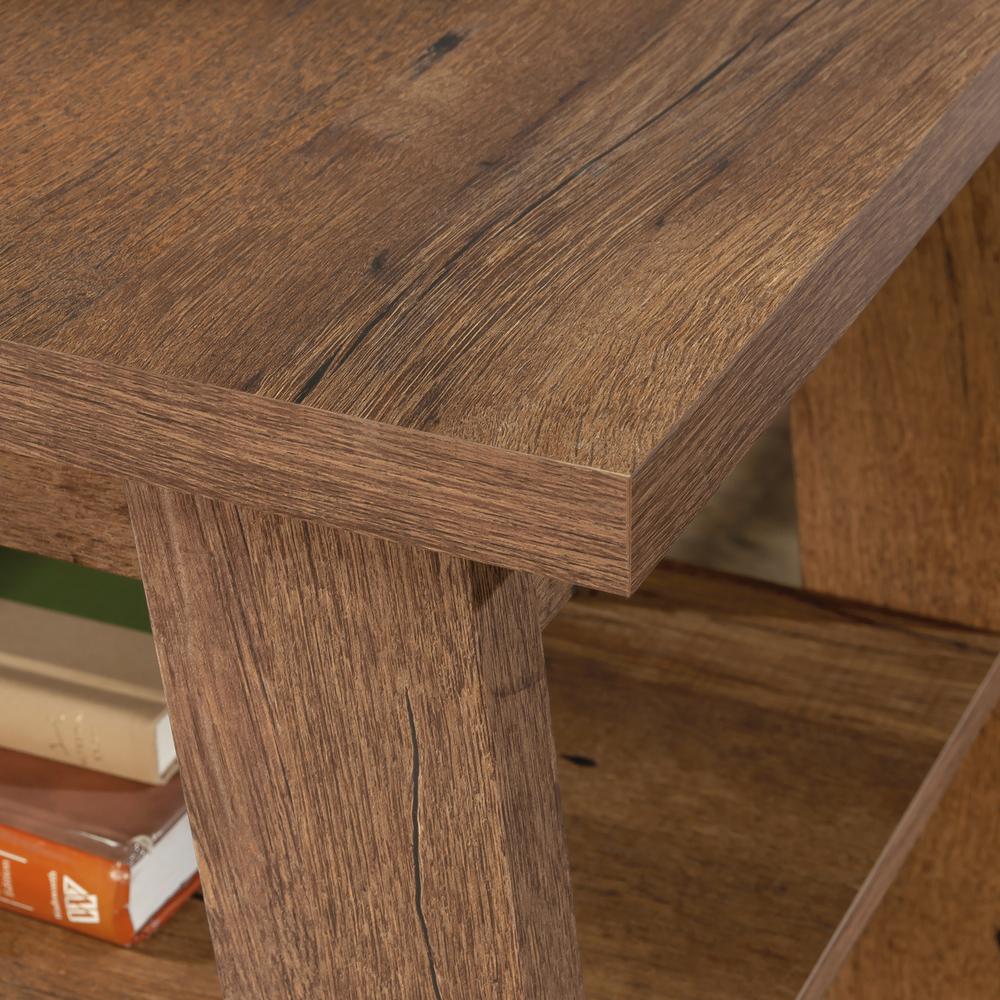 Trestle L Desk, Vintage Oak finish. Picture 3