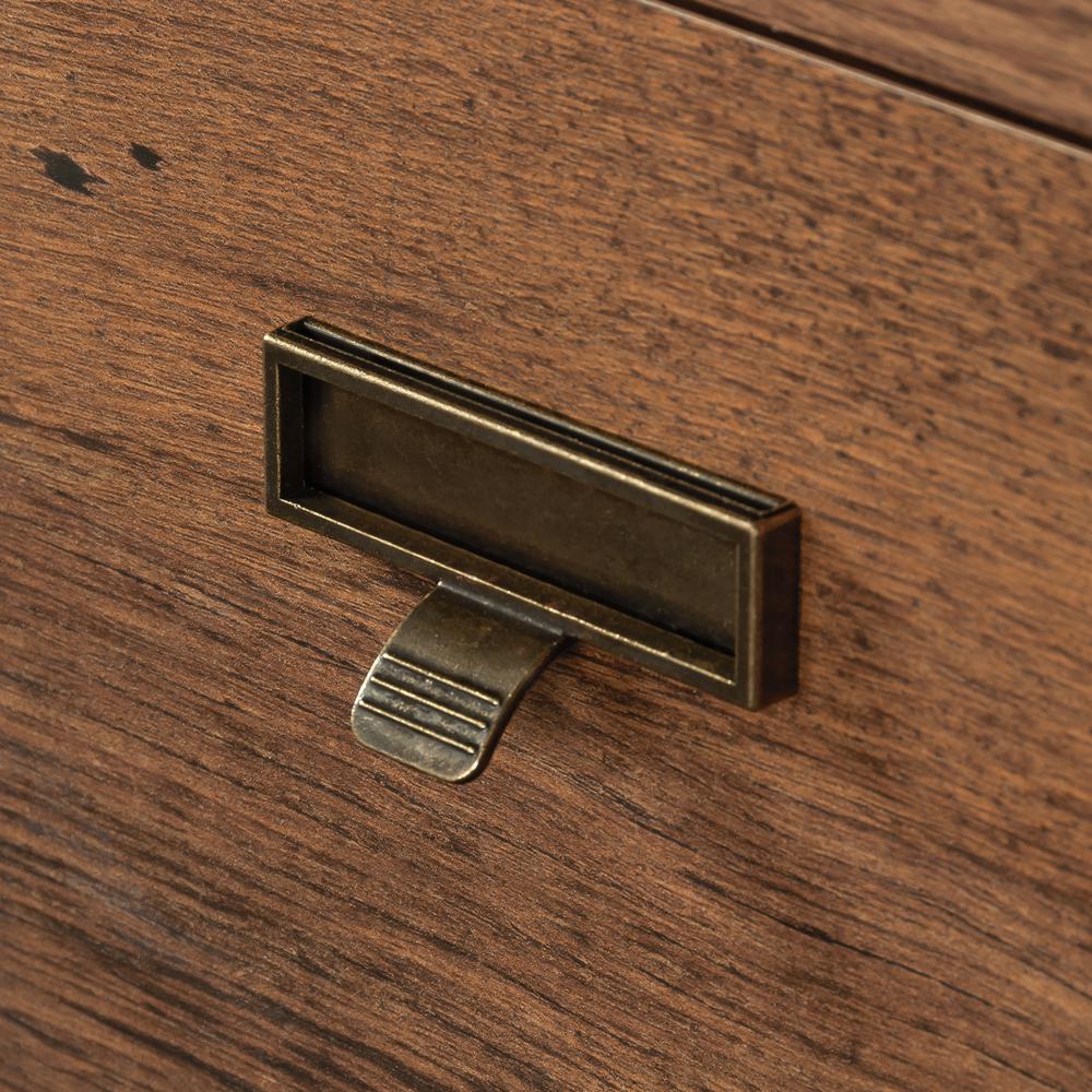 Trestle L Desk, Vintage Oak finish. Picture 6