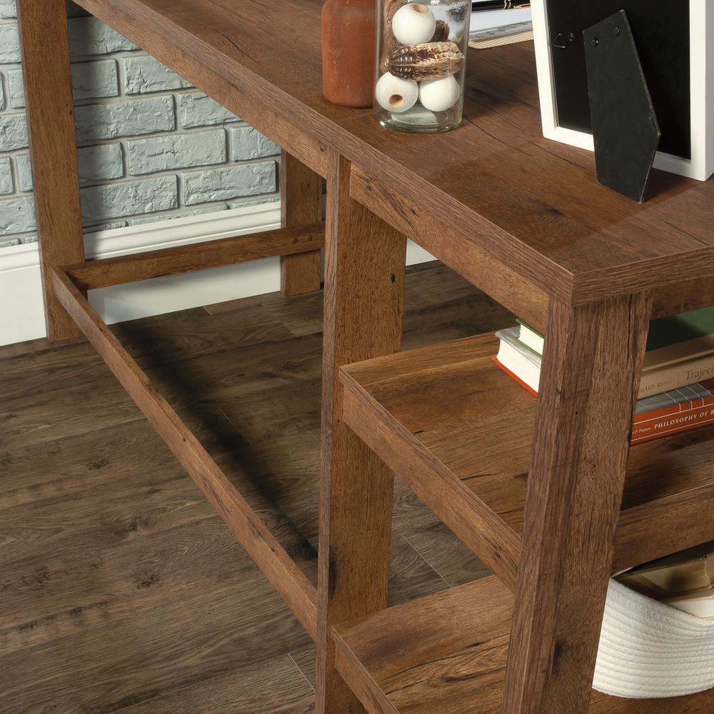Trestle L Desk, Vintage Oak finish. Picture 8