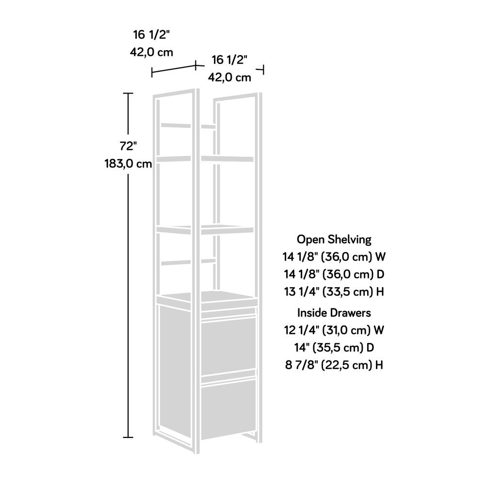 Manhattan Gate Commercial Office Bookcase, Mystic Oak finish. Picture 5