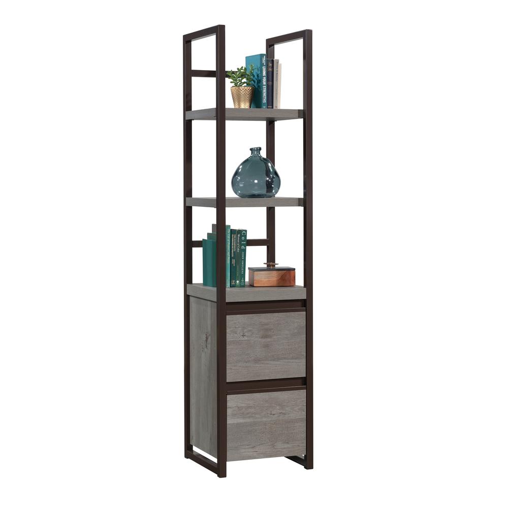 Manhattan Gate Commercial Office Bookcase, Mystic Oak finish. Picture 1