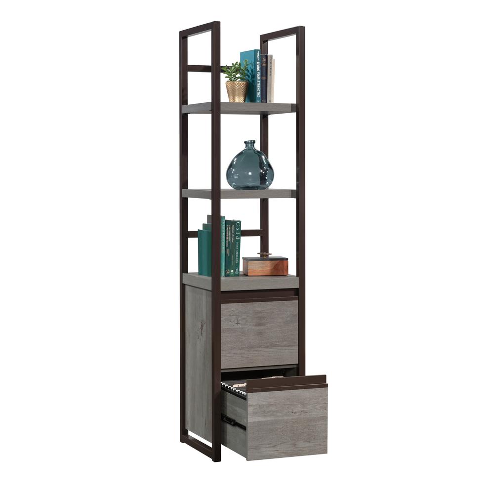 Manhattan Gate Commercial Office Bookcase, Mystic Oak finish. Picture 3