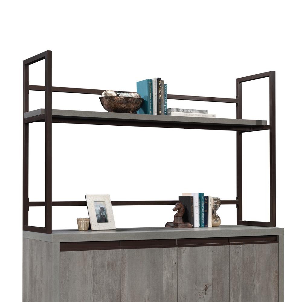 Manhattan Gate Commercial Office Hutch, Mystic Oak finish. Picture 8