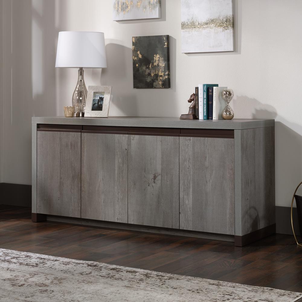 Manhattan Gate Commercial Office Credenza, Mystic Oak finish. Picture 5