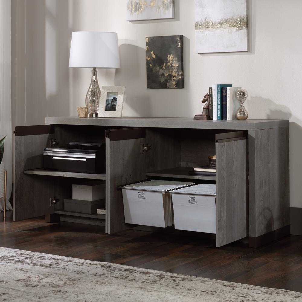Manhattan Gate Commercial Office Credenza, Mystic Oak finish. Picture 6