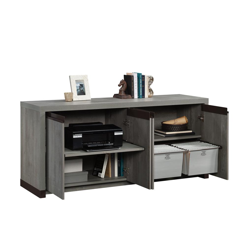 Manhattan Gate Commercial Office Credenza, Mystic Oak finish. Picture 3