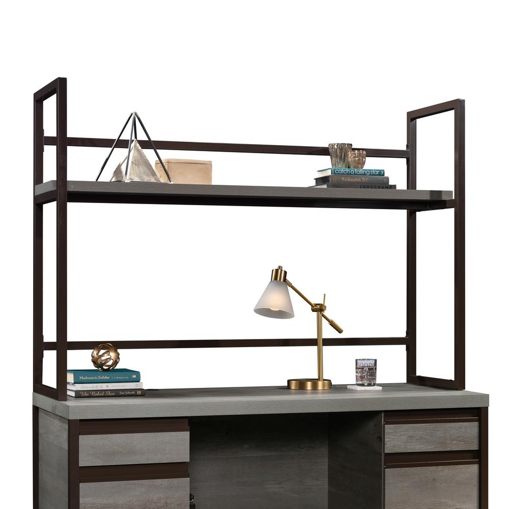 Manhattan Gate Commercial Office Hutch, Mystic Oak finish. Picture 2