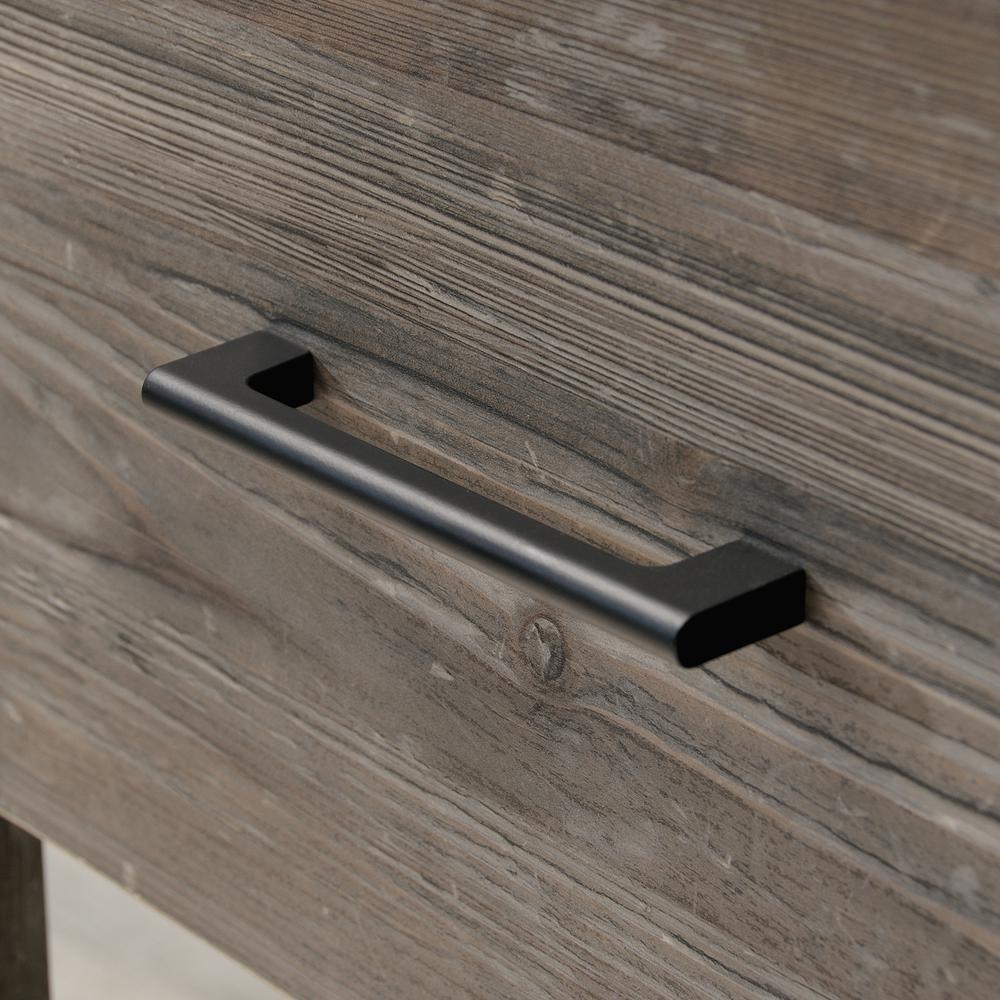 Summit Station L Desk, Pebble Pine finish. Picture 8