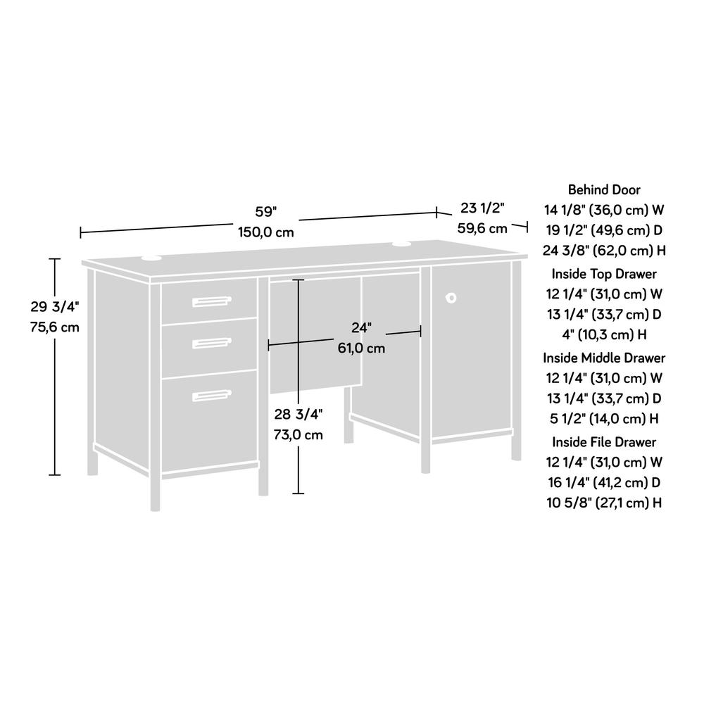 Whitaker Point 60" Desk  Natural Maple. Picture 13