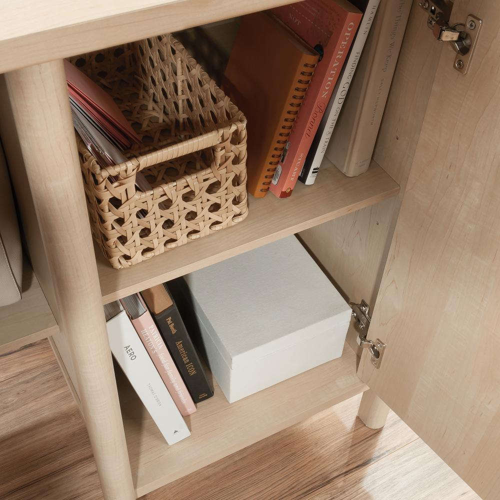 Whitaker Point Commercial Office L Desk, Natural Maple finish. Picture 2