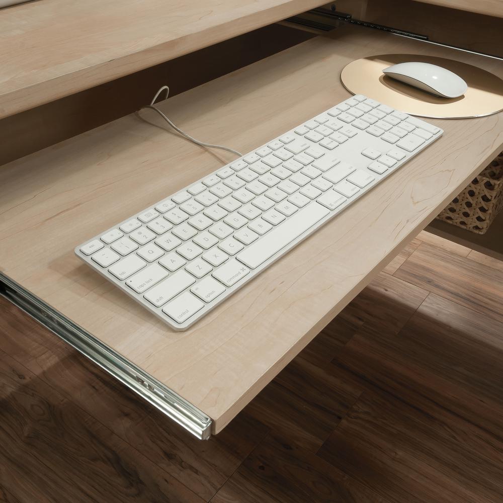 Whitaker Point Commercial Office L Desk, Natural Maple finish. Picture 4