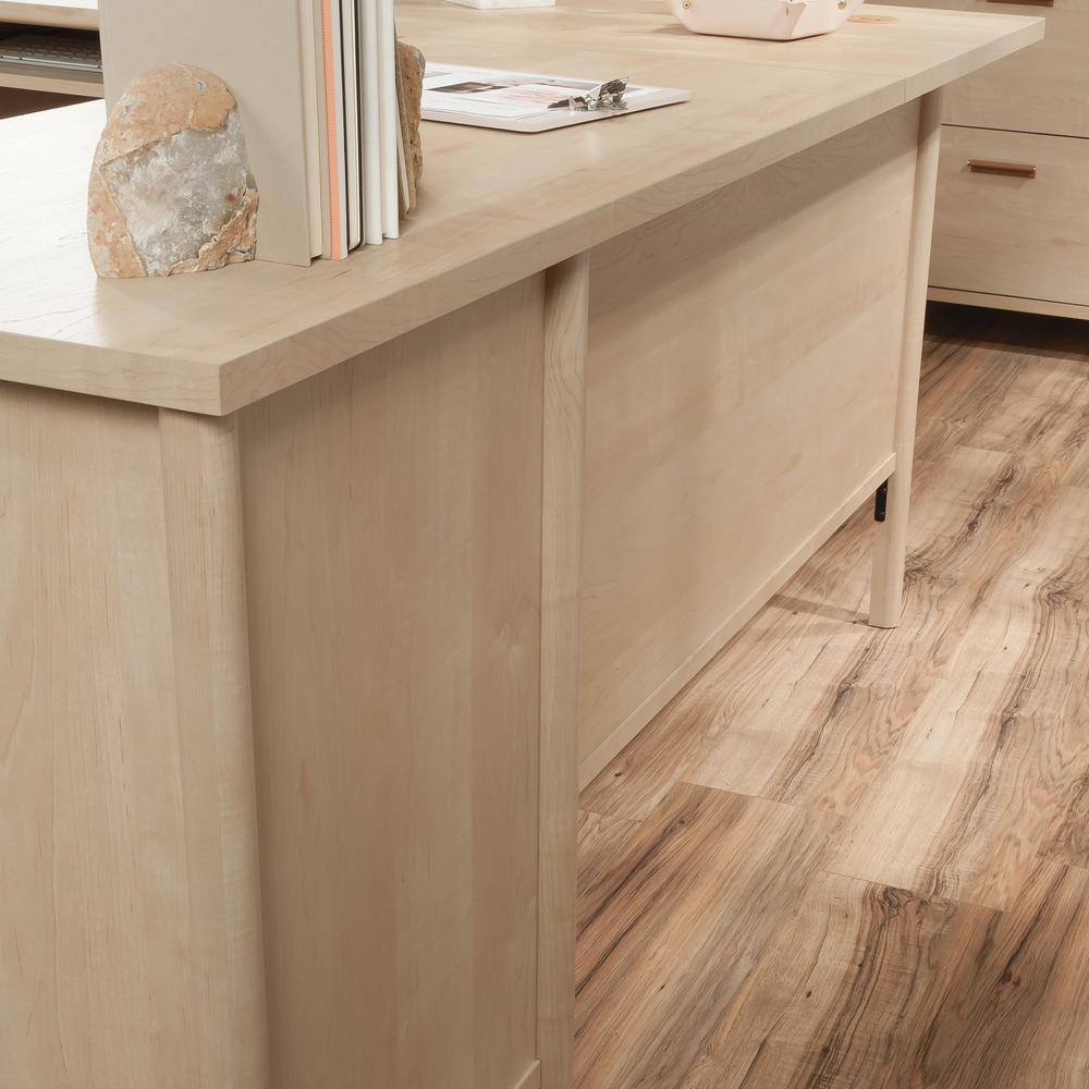 Whitaker Point Commercial Office L Desk, Natural Maple finish. Picture 5