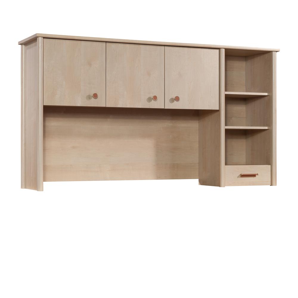 Whitaker Point Commercial Office Hutch, Natural Maple finish. Picture 1