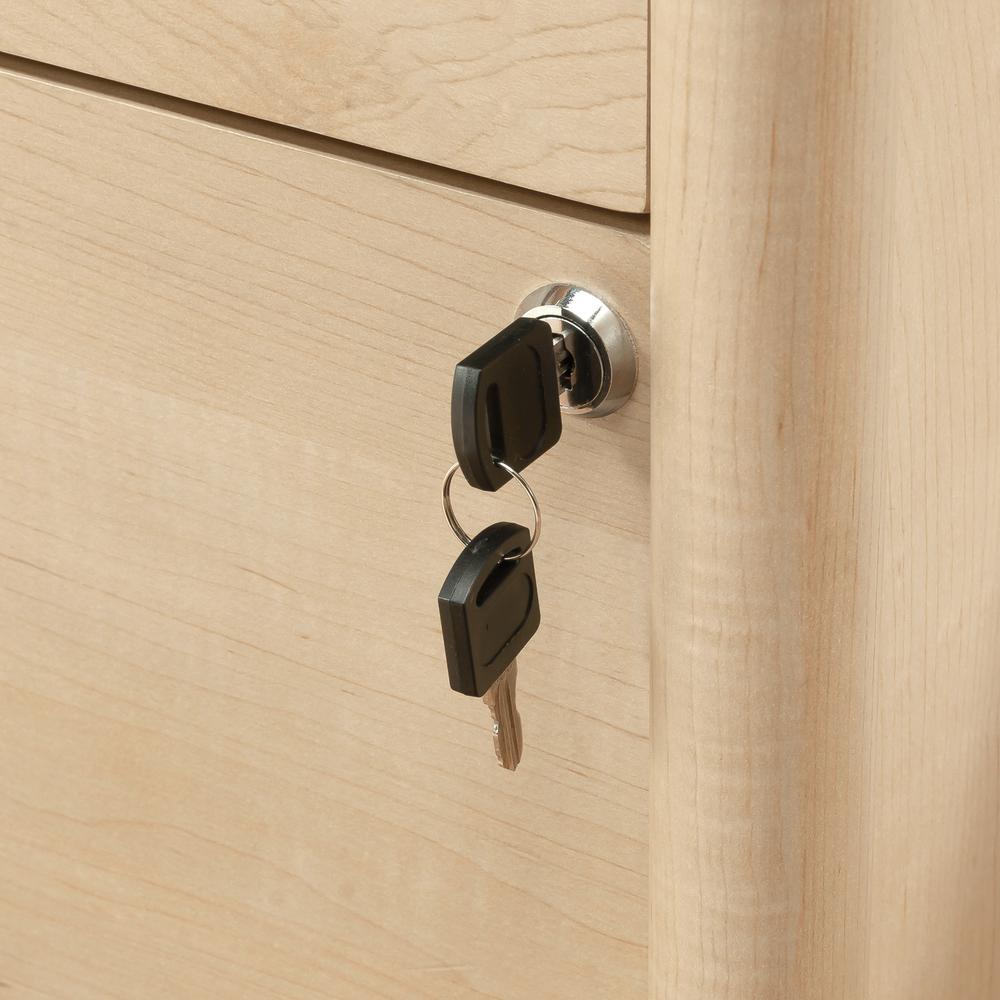 Whitaker Point Commercial Office File Cabinet, Natural Maple finish. Picture 10