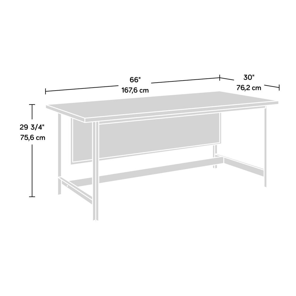 Briarbrook Commercial Office Executive Desk, Barrel Oak finish. Picture 10
