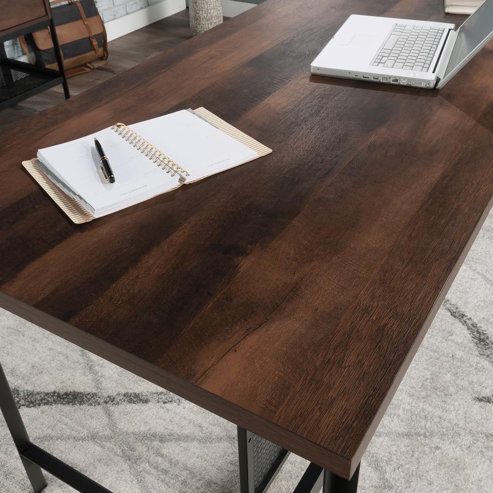 Briarbrook Commercial Office Executive Desk, Barrel Oak finish. Picture 6