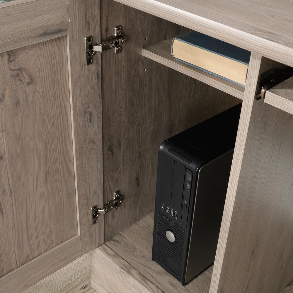 Miscellaneous Office Computer Desk, Laurel Oak finish. Picture 13