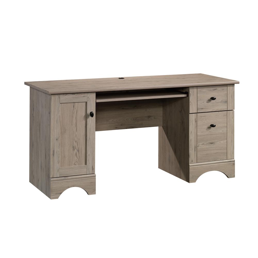 Miscellaneous Office Computer Desk, Laurel Oak finish. Picture 4