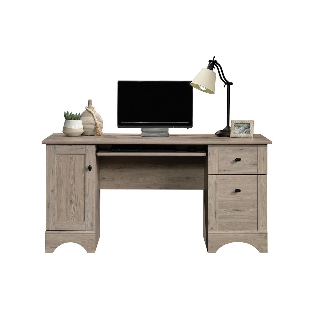 Miscellaneous Office Computer Desk, Laurel Oak finish. Picture 2
