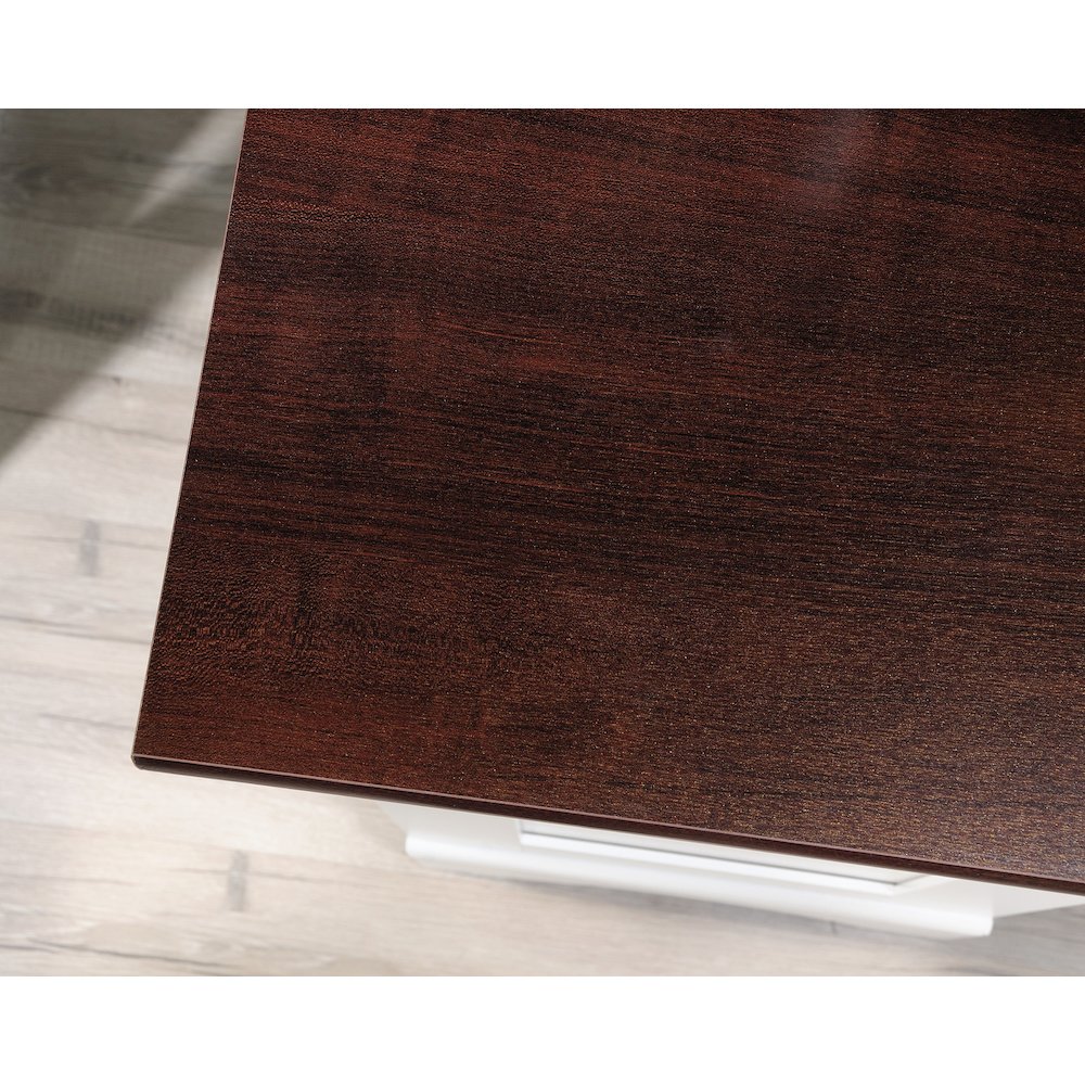 Miscellaneous Office Computer Desk, Soft White finish. Picture 4