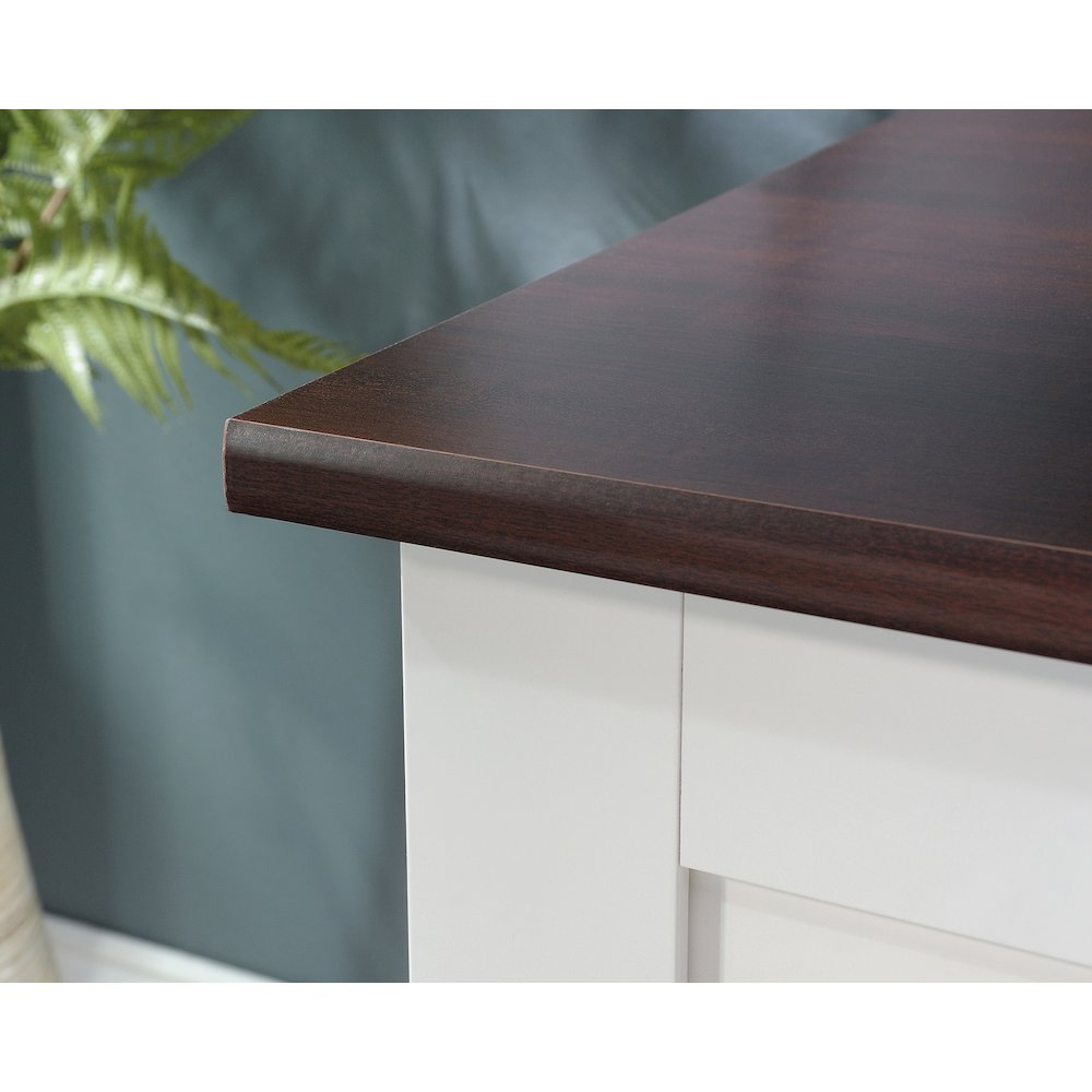Miscellaneous Office Computer Desk, Soft White finish. Picture 5