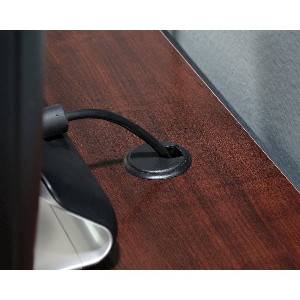Miscellaneous Office Computer Desk, Soft White finish. Picture 13