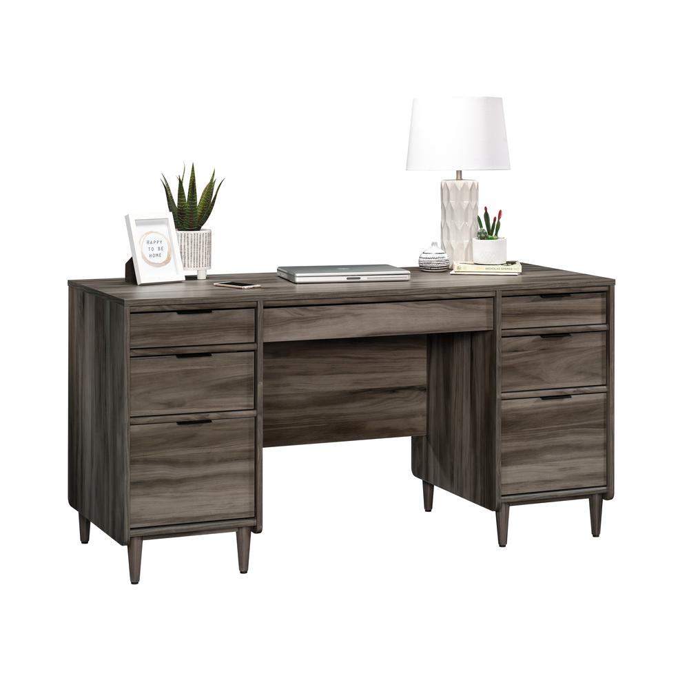 Clifford Place Executive Desk  Jet Acacia. Picture 2