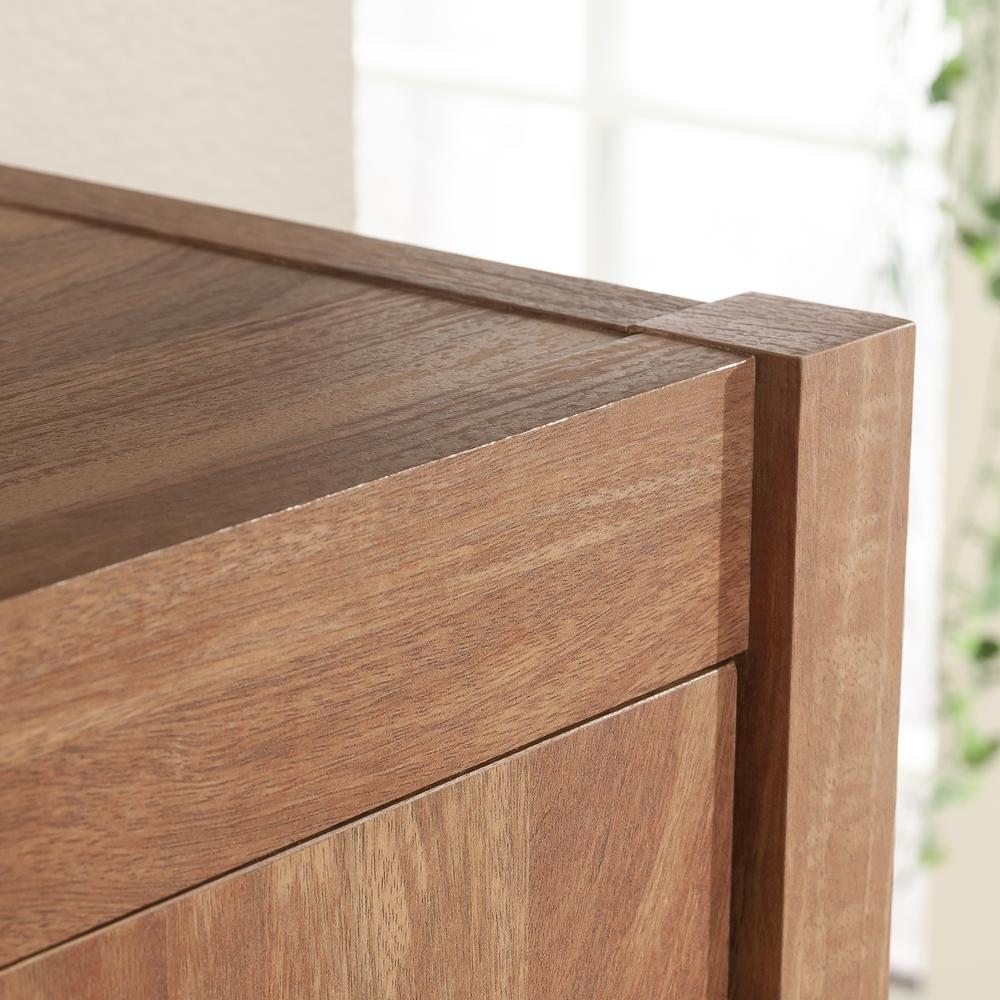 Cannery Bridge Commercial Office Hutch, Sindoori Mango finish. Picture 5
