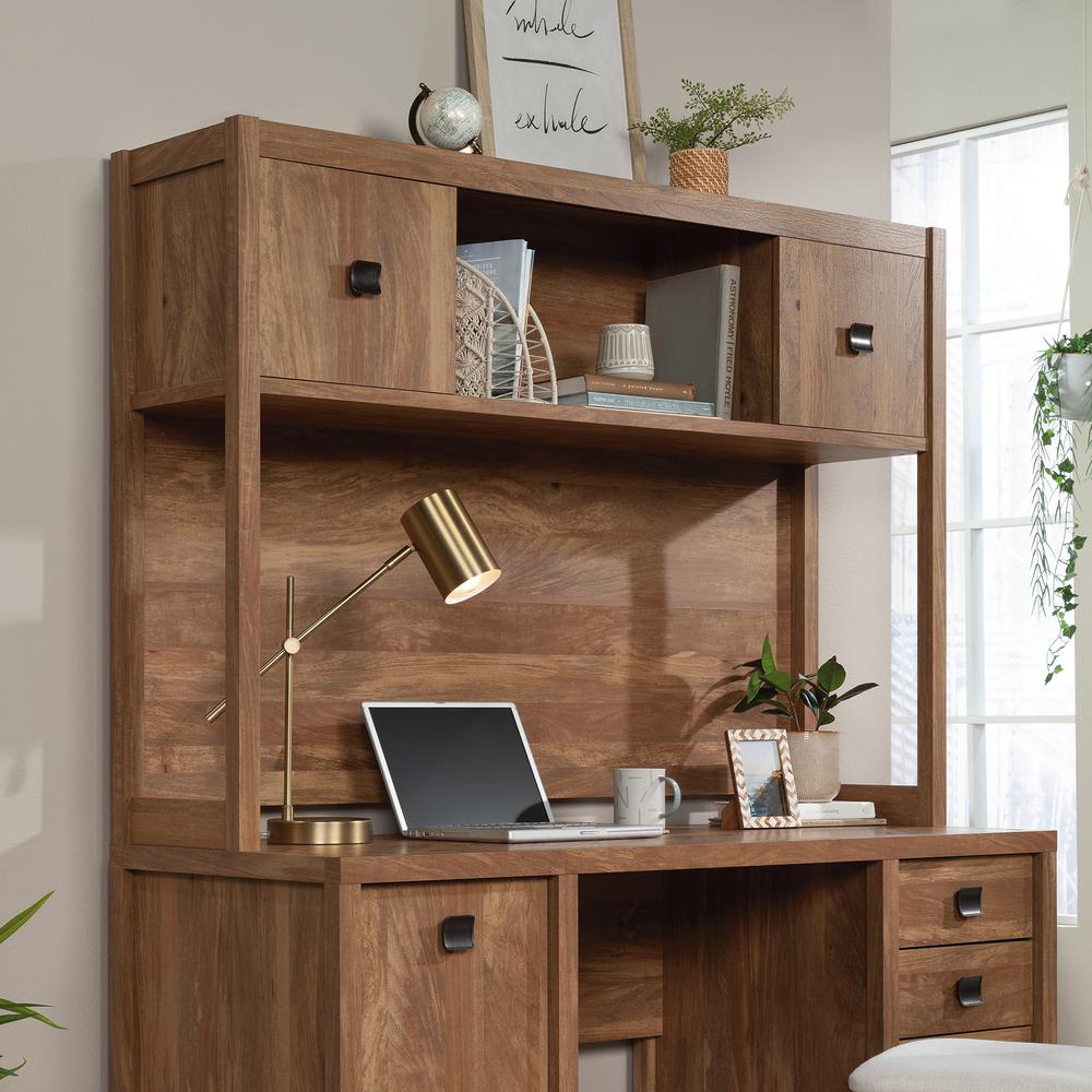 Cannery Bridge Commercial Office Hutch, Sindoori Mango finish. Picture 12