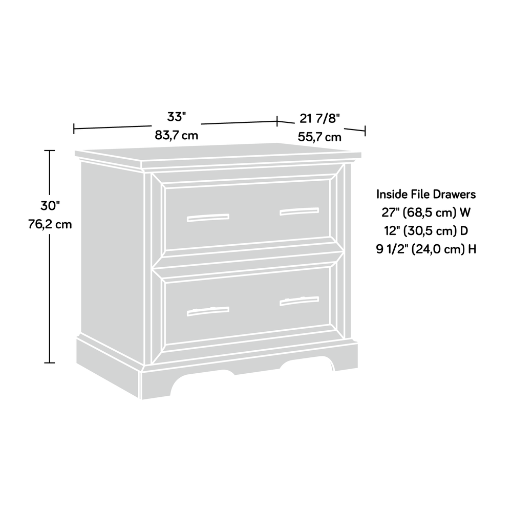 Carolina Grove File Cabinet, Winter Oak finish. Picture 7