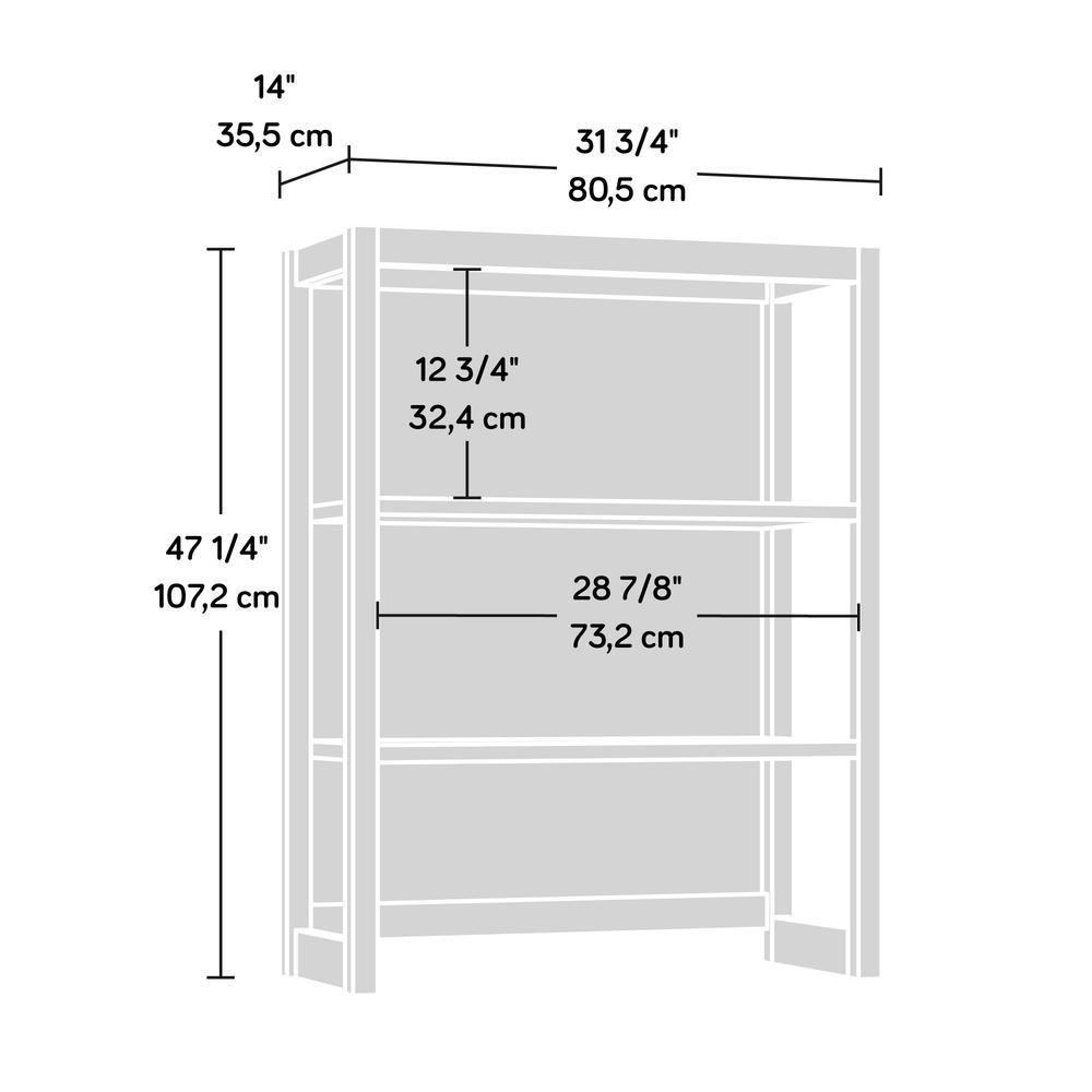 Cannery Bridge Commercial Office Hutch, Sindoori Mango finish. Picture 5