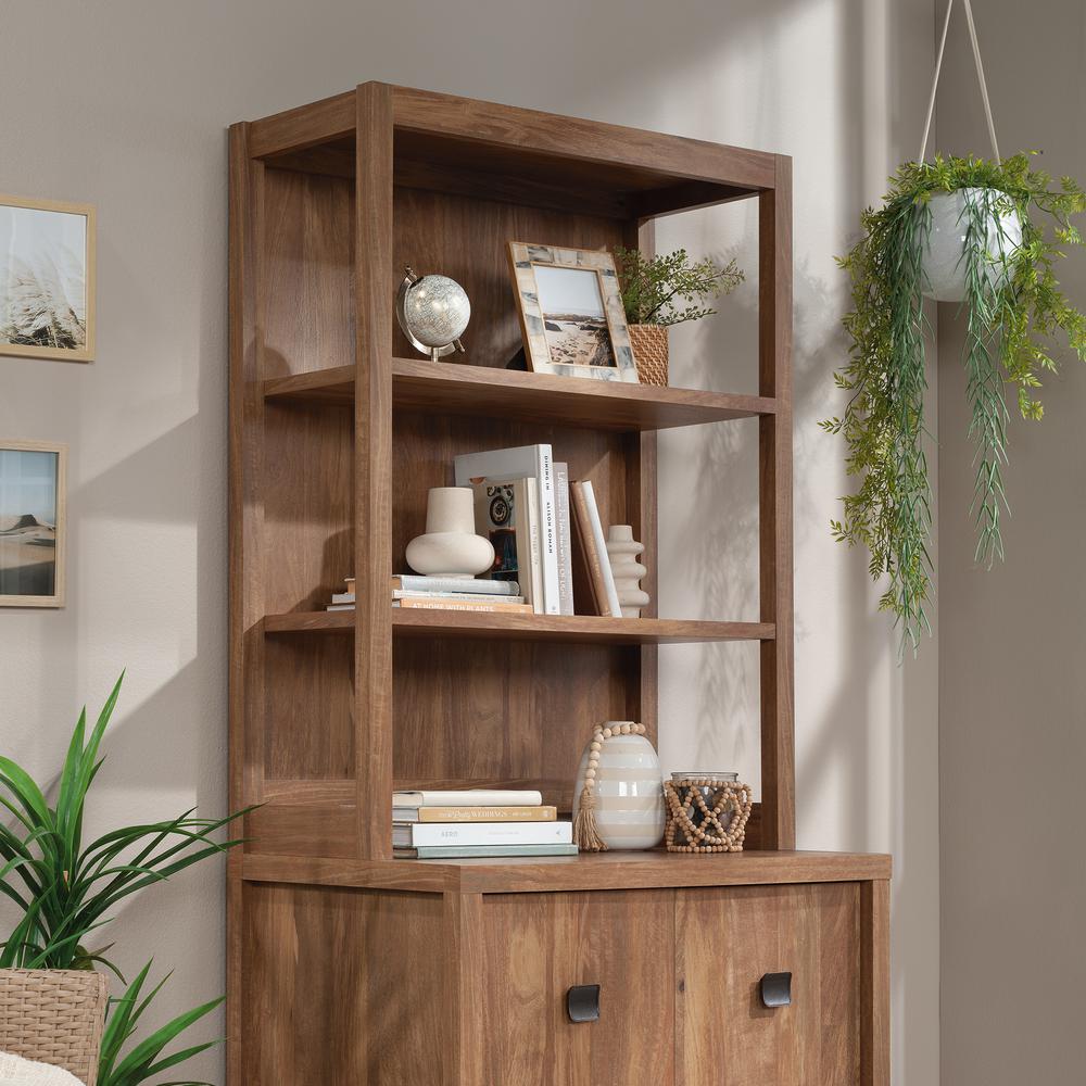 Cannery Bridge Commercial Office Hutch, Sindoori Mango finish. Picture 6