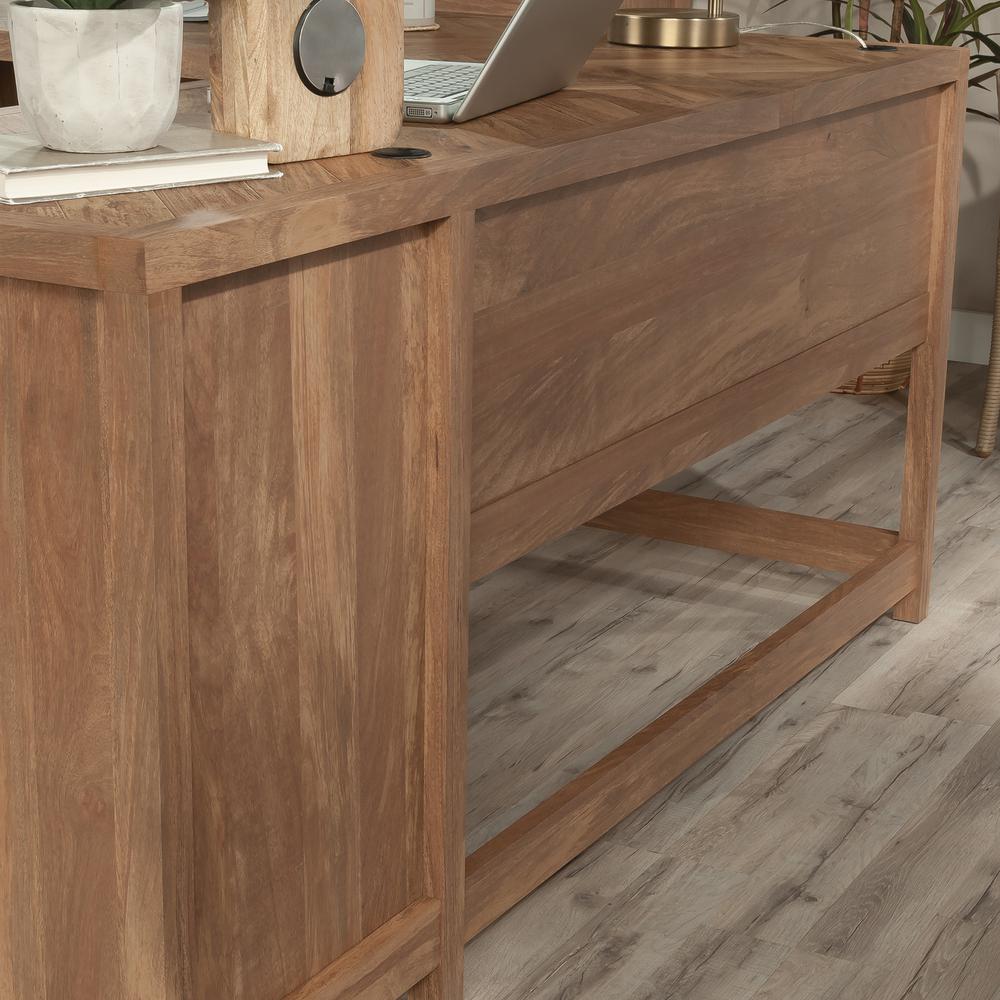 Cannery Bridge Commercial Office L Desk, Sindoori Mango finish. Picture 9