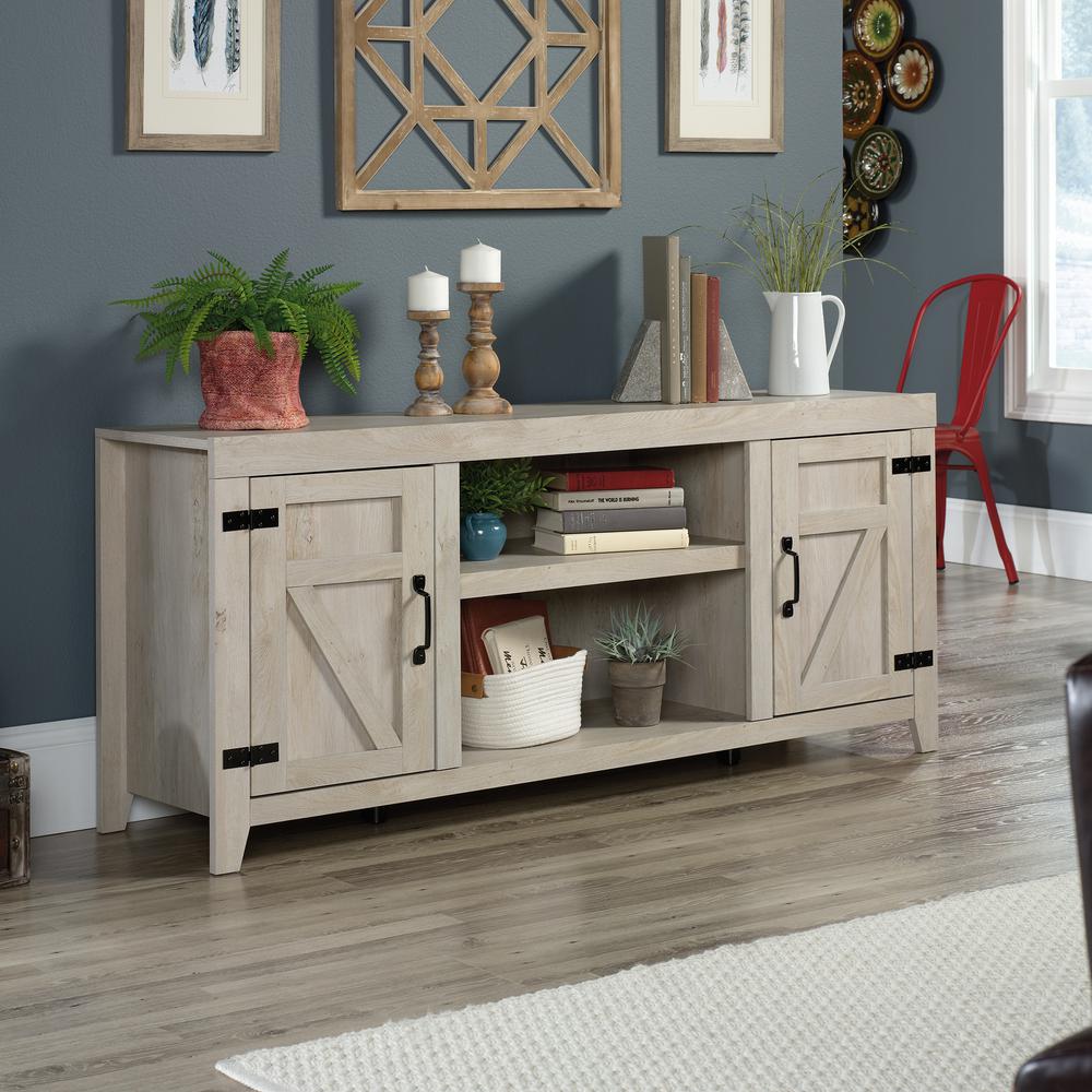 Misc Entertainment Credenza, For TVs up to 70", Chalked Chestnut finish. Picture 13