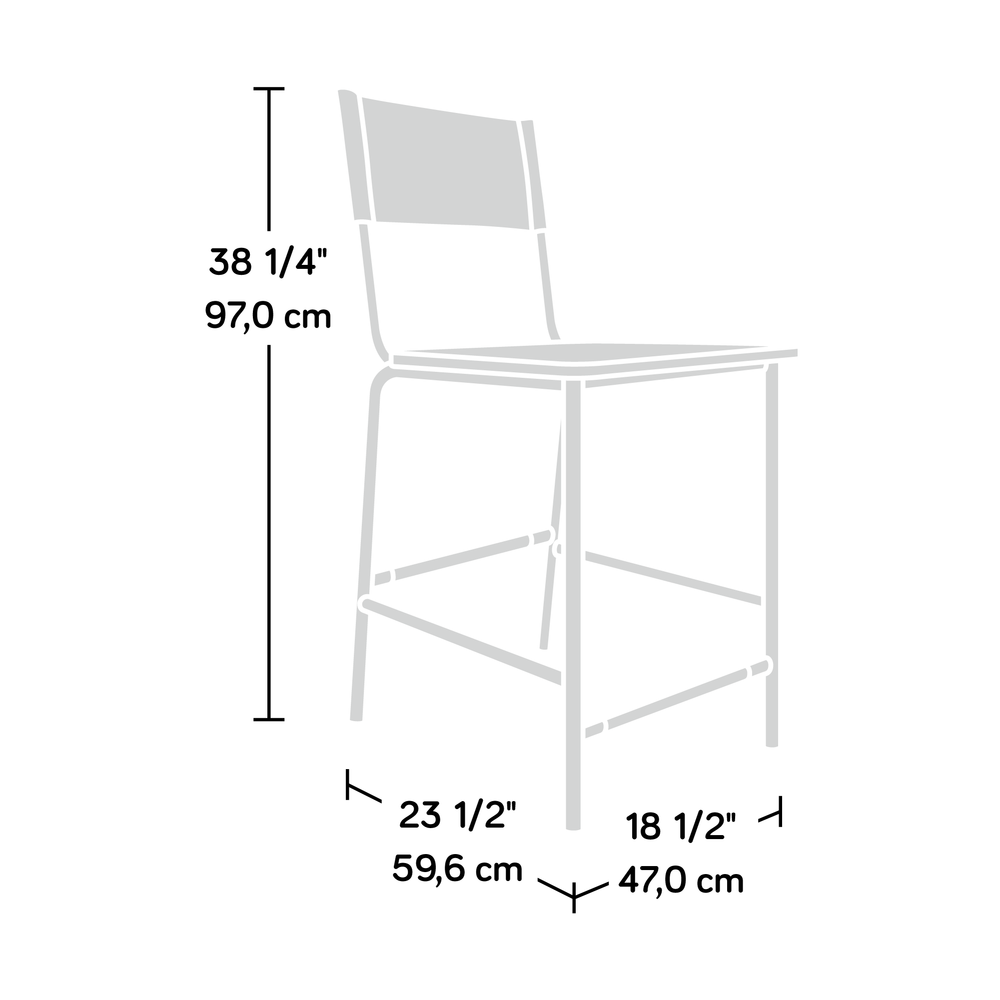 Boulevard Cafe Counter Stool Black 3A. Picture 10