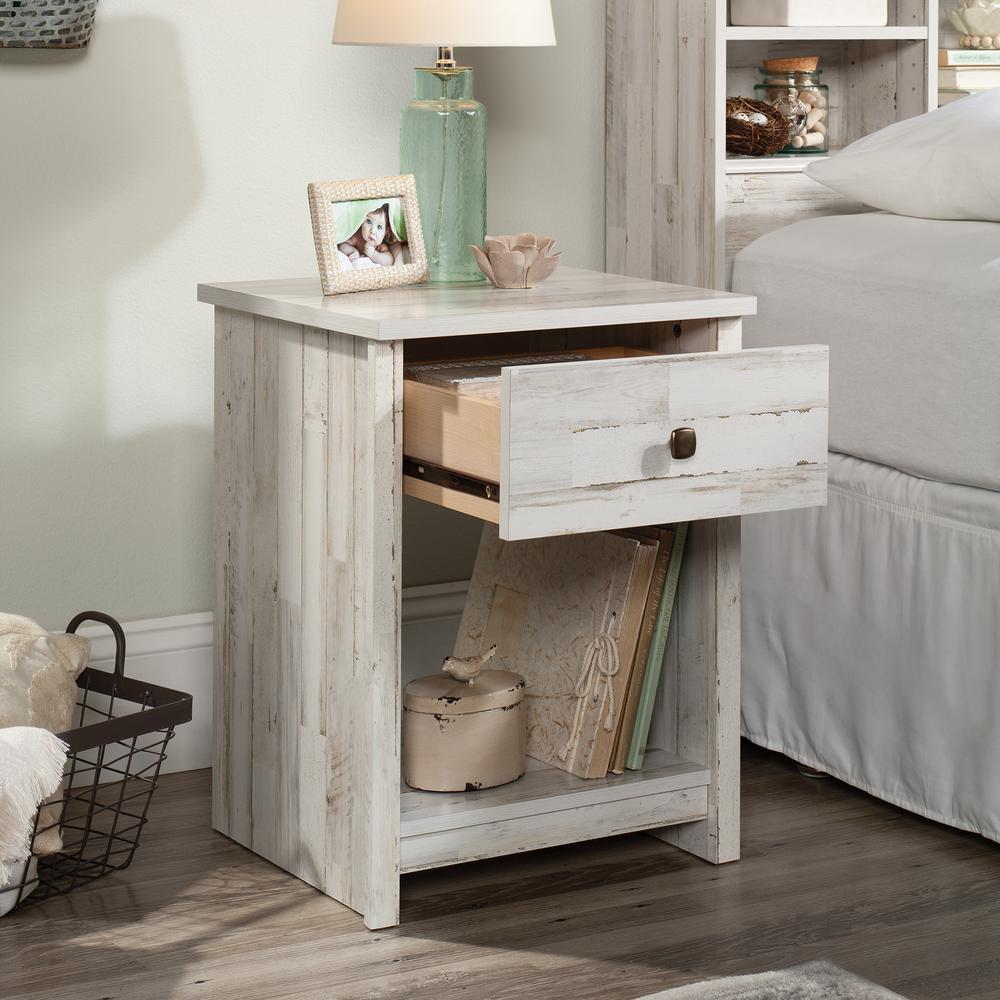 River Ranch Night Stand, White Plank finish. Picture 9
