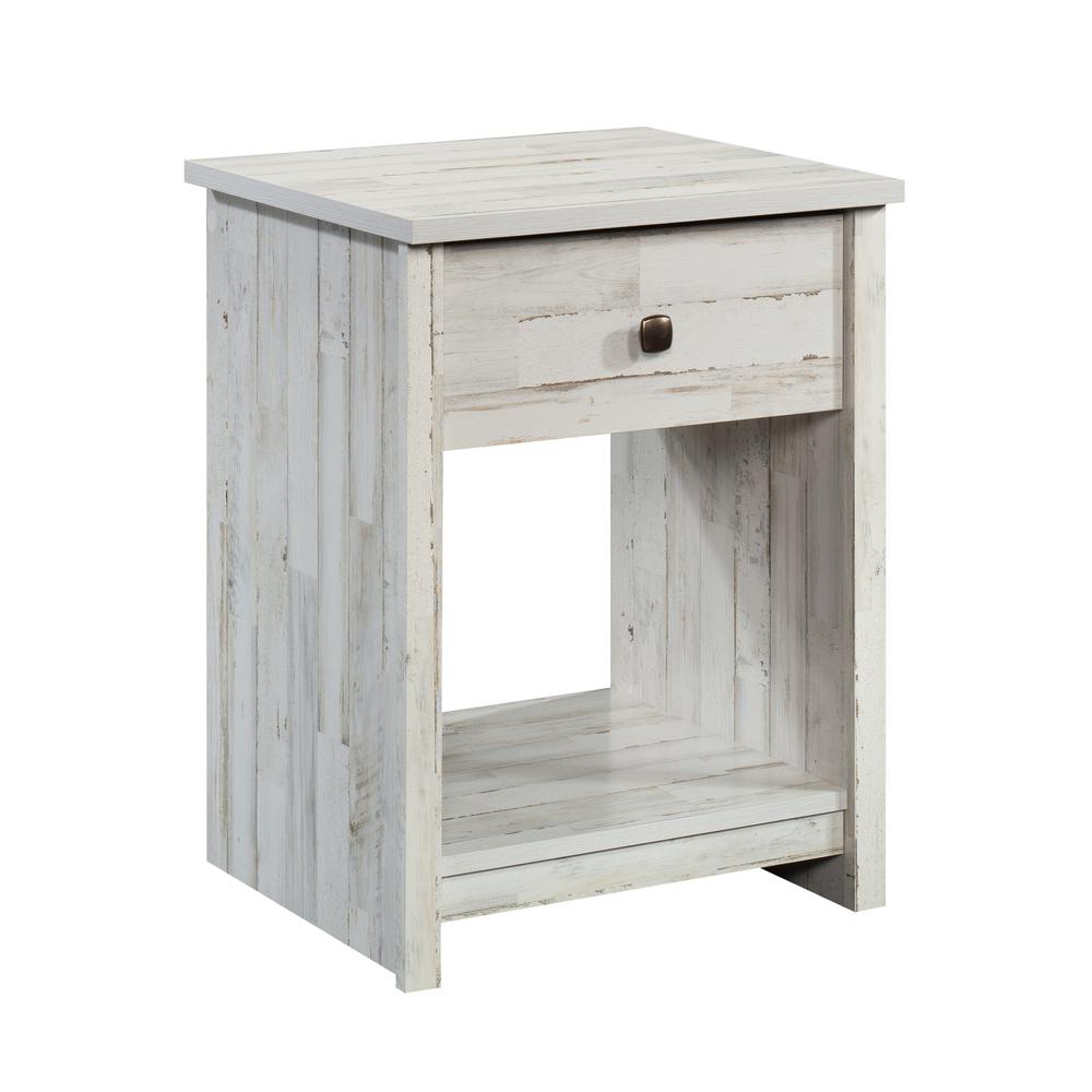 River Ranch Night Stand, White Plank finish. Picture 2