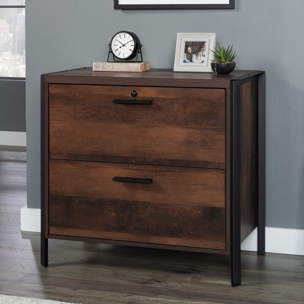 Briarbrook Commercial Office File Cabinet, Barrel Oak finish. Picture 4