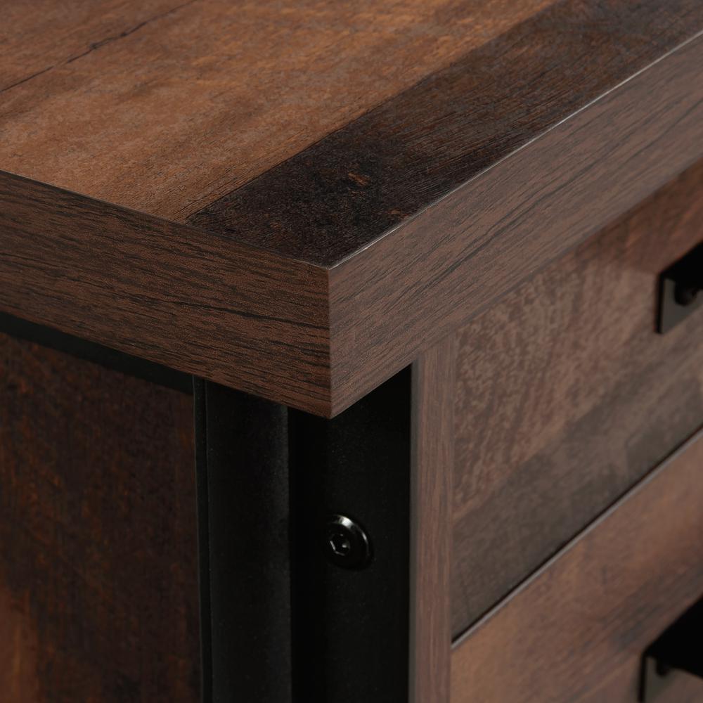 Briarbrook Commercial Office Executive Desk, Barrel Oak finish. Picture 14
