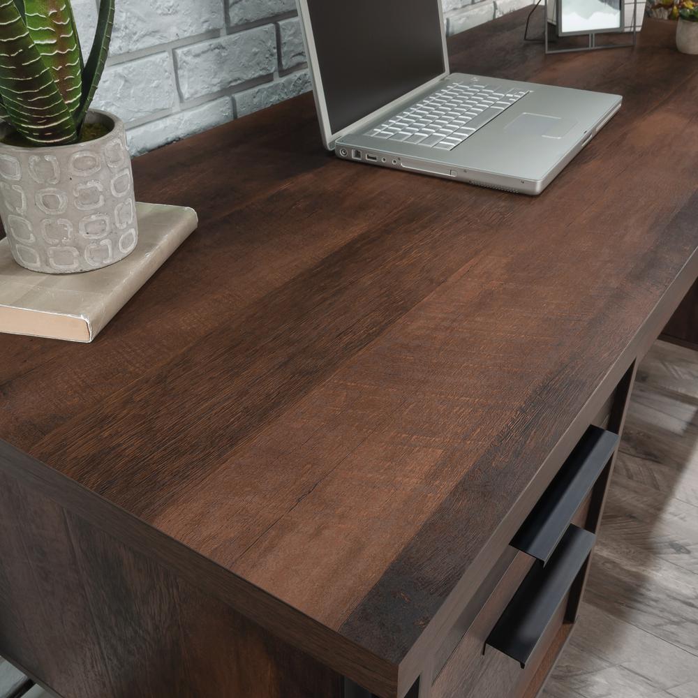 Briarbrook Commercial Office Executive Desk, Barrel Oak finish. Picture 8
