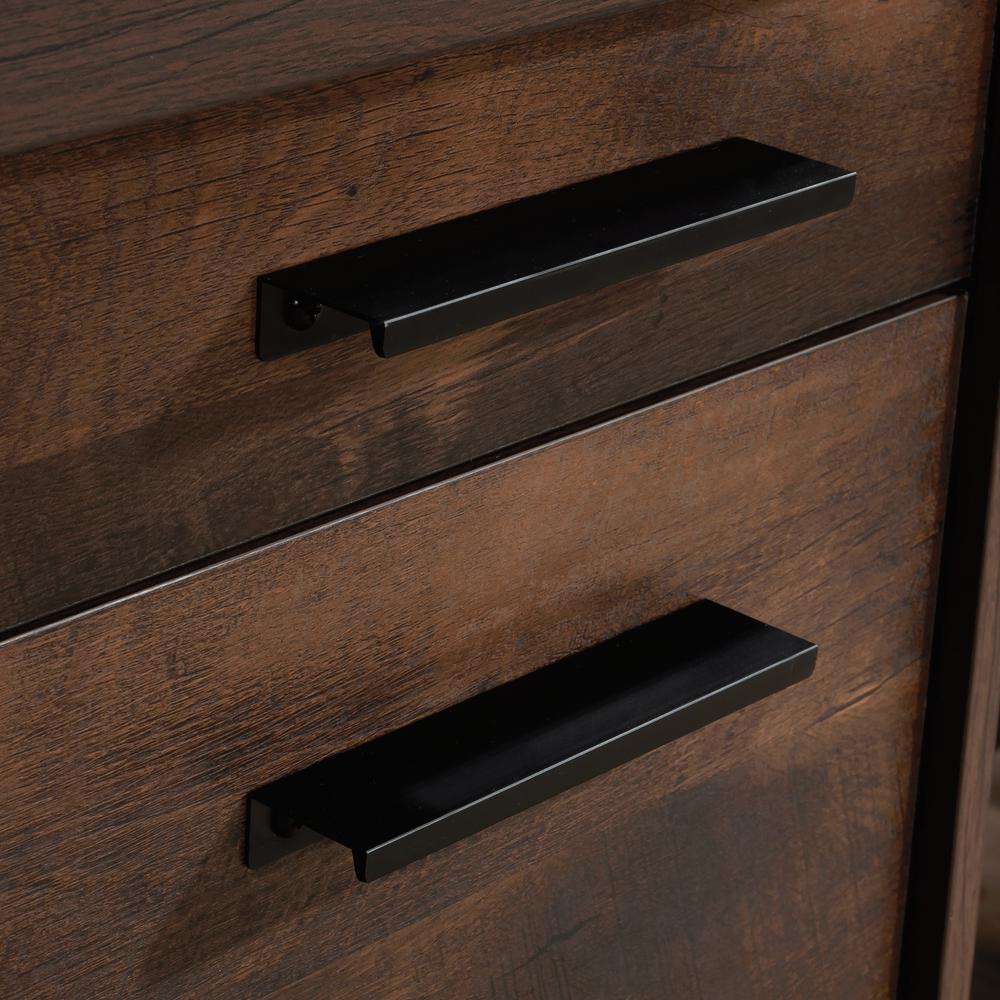 Briarbrook Commercial Office Executive Desk, Barrel Oak finish. Picture 9