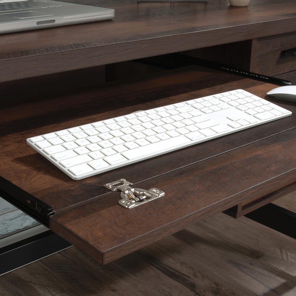 Briarbrook Commercial Office Executive Desk, Barrel Oak finish. Picture 12