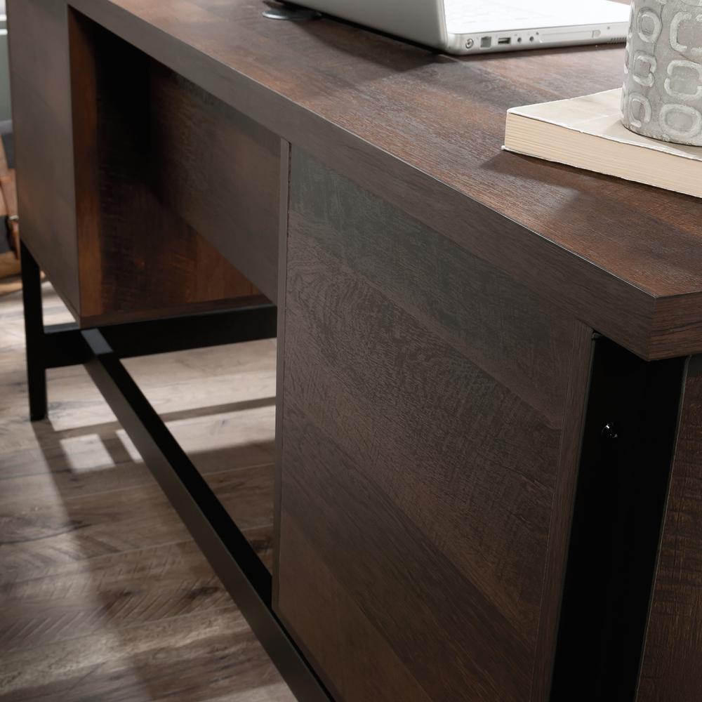 Briarbrook Commercial Office Executive Desk, Barrel Oak finish. Picture 6