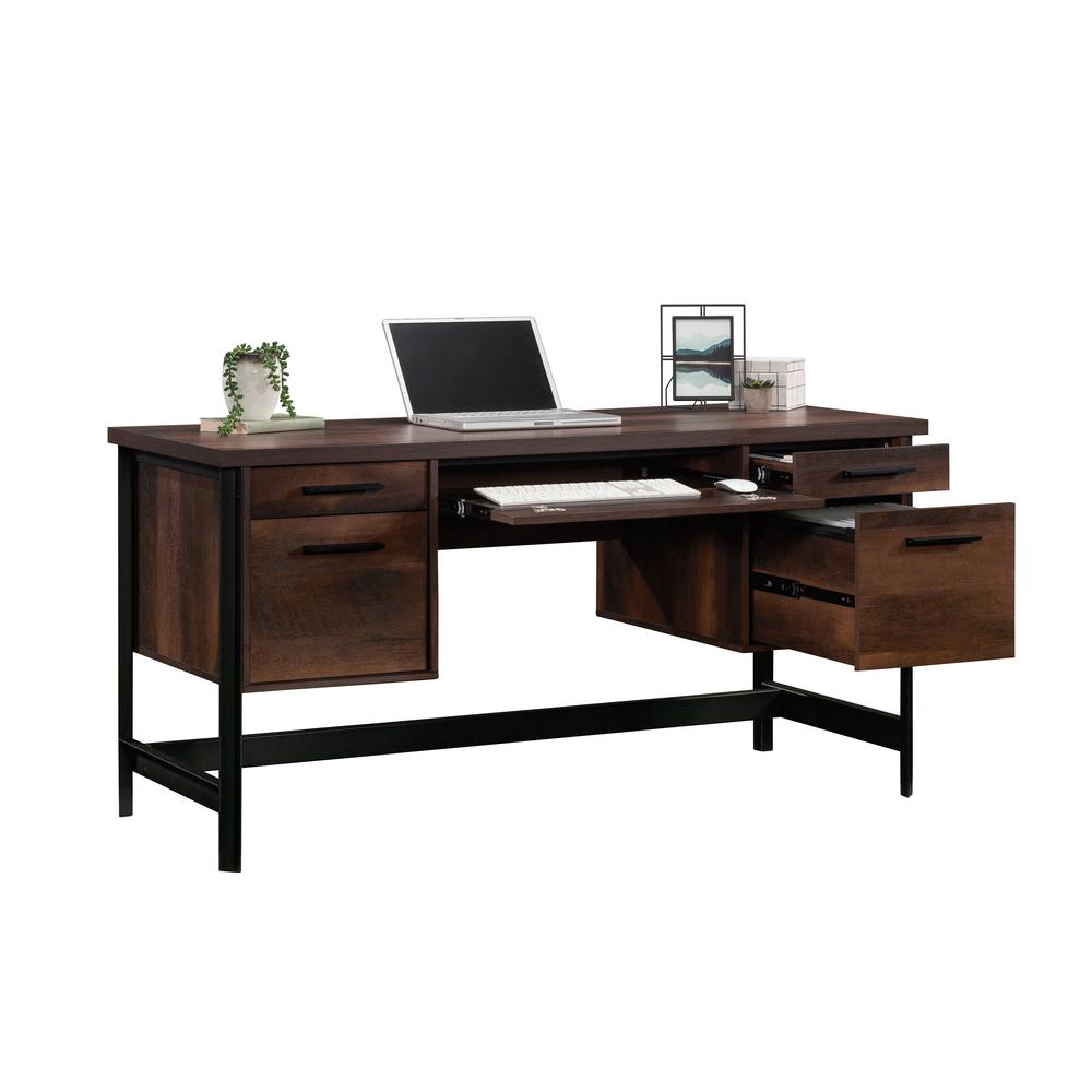 Briarbrook Commercial Office Executive Desk, Barrel Oak finish. Picture 3