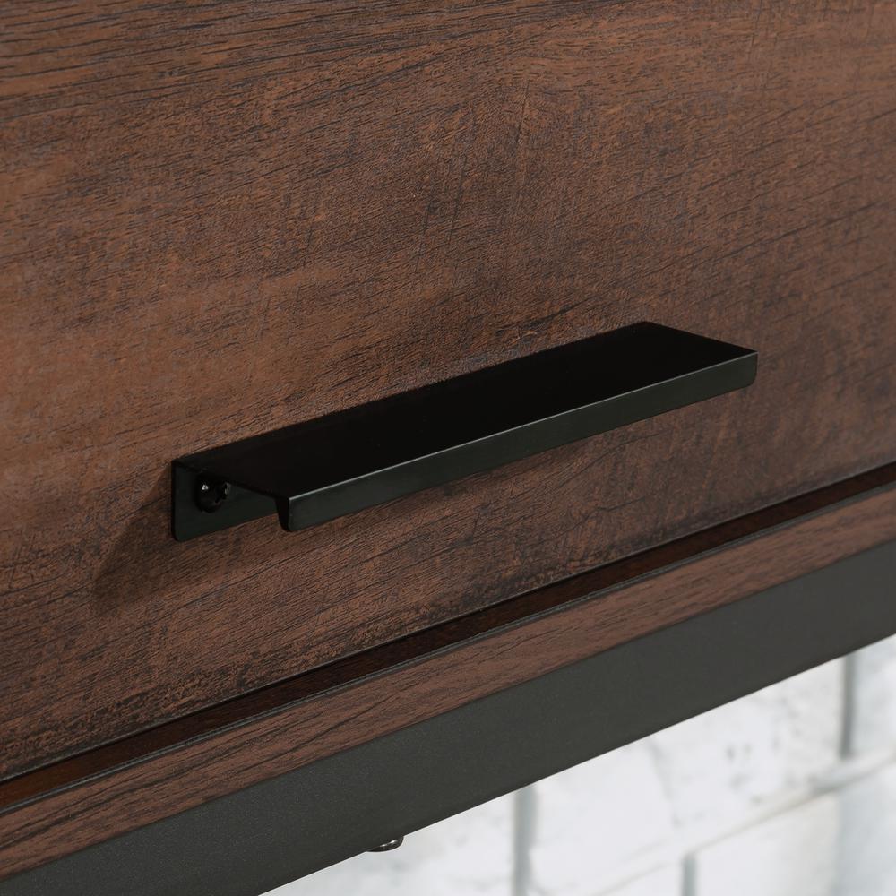 Briarbrook Commercial Office Hutch, Barrel Oak finish. Picture 5