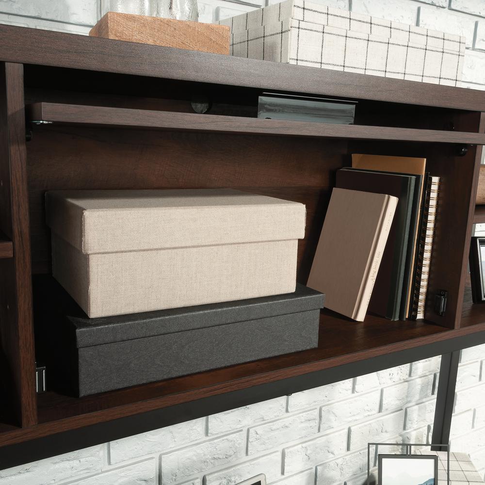 Briarbrook Commercial Office Hutch, Barrel Oak finish. Picture 6